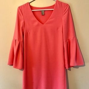 Pink Shift Dress
